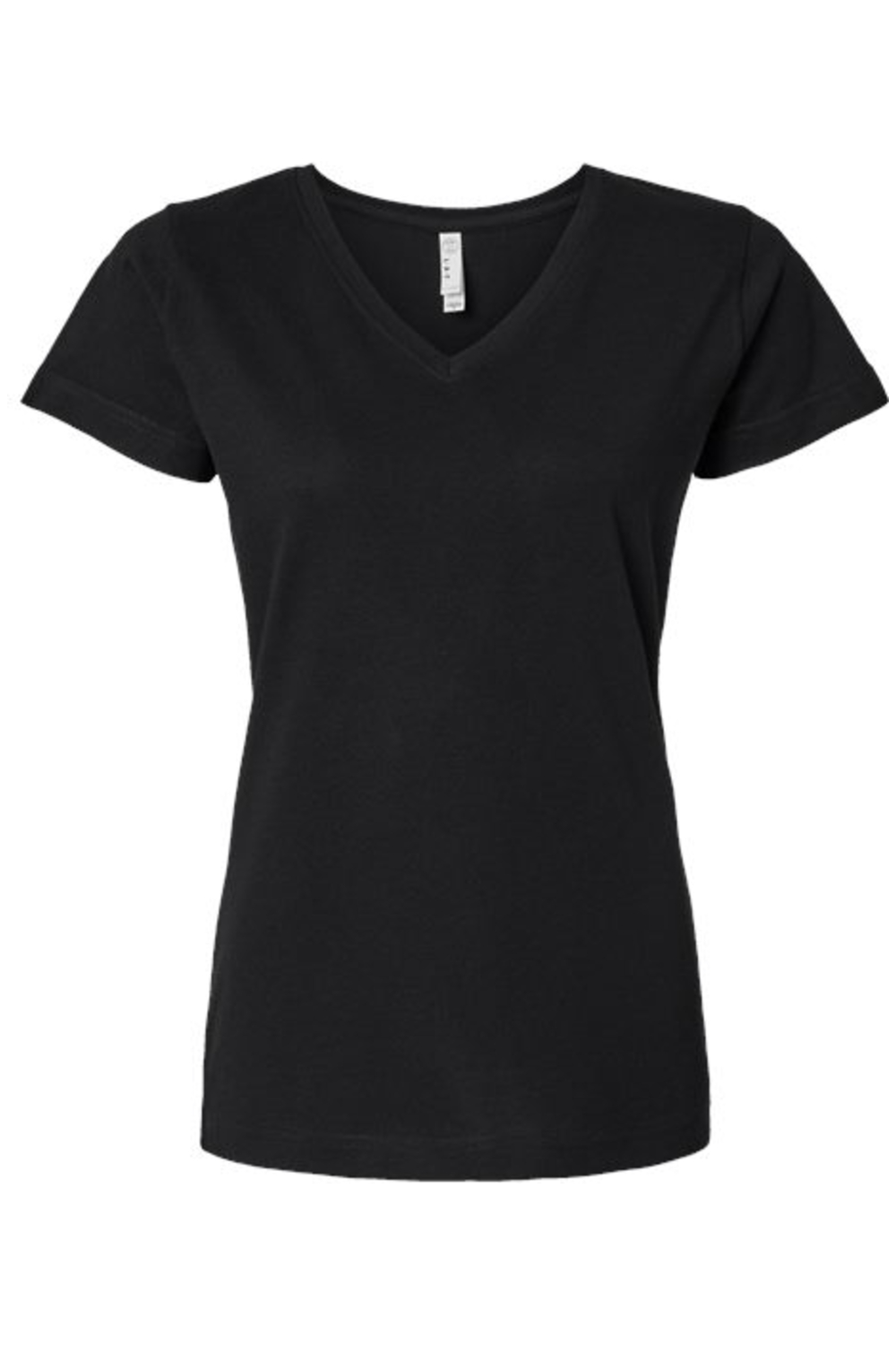 LAT Women's Fine Jersey V-Neck Tee - 3507