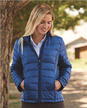 Packable Water Resistant Side Pockets Full Zip Down Jacket Weatherproof Women s 15600W ClothingWarehouse