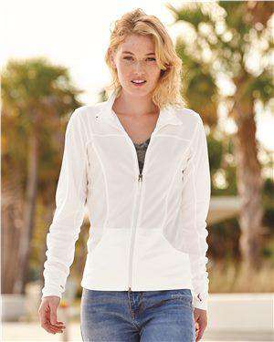 Brand: Independent Trading Co. | Style: EXP60PAZ | Product: Women's Poly-Tech Full-Zip Track Jacket