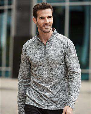 Moisture Manage Anti Microbial 1 4 Zip Pullover Jacket Badger Sport Men s 4172 ClothingWarehouse