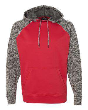 J America Men's Fleck Scuba Neck Hoodie Sweatshirt - 8612