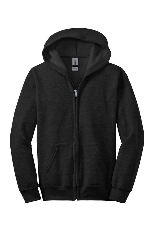 Youth Gildan Heavy Blend Full-Zip Hooded Sweatshirt - 18600B