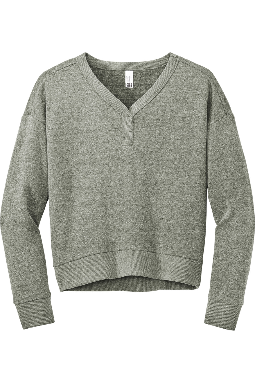 District Women's Perfect Tri Fleece V-Neck Sweatshirt - DT1312
