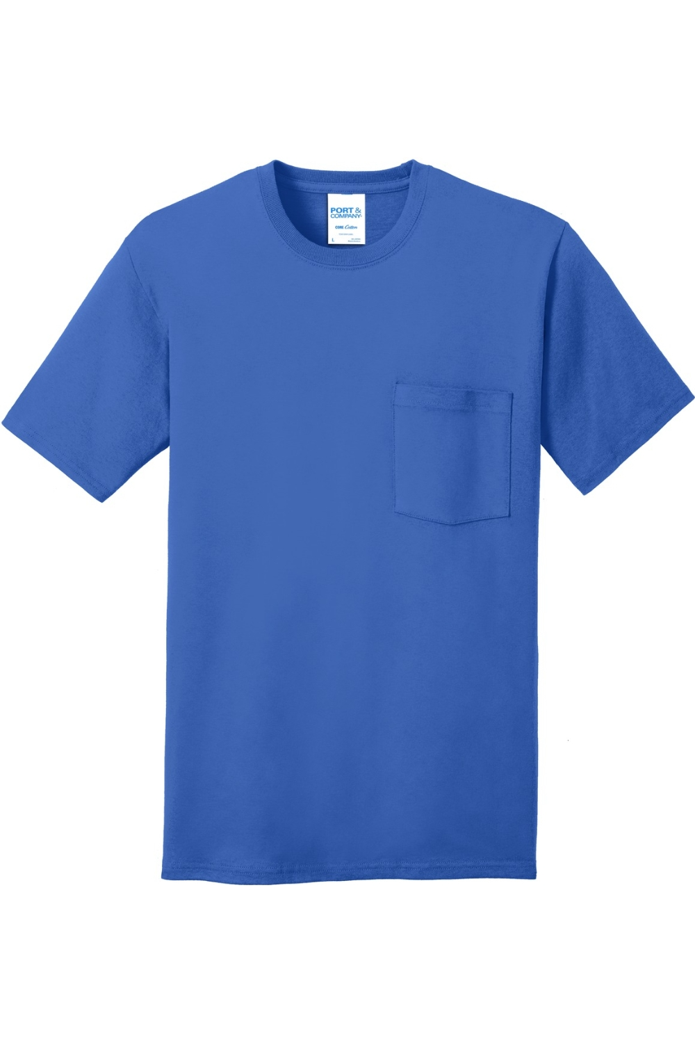 Port & Company Core Cotton Pocket Tee - PC54P