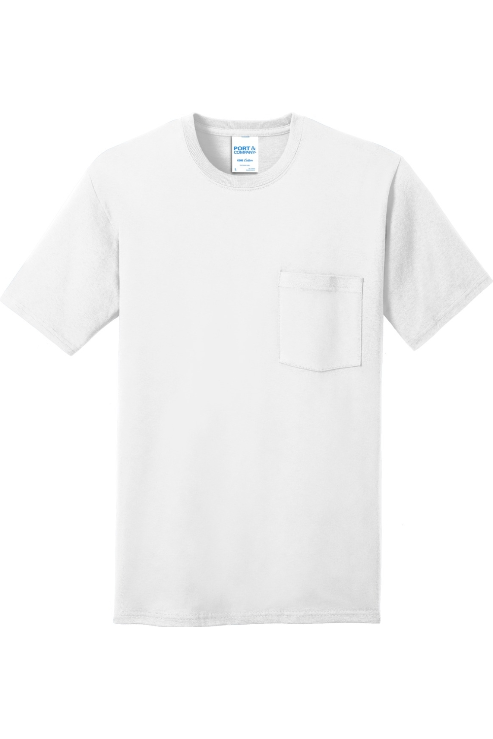Port & Company Core Cotton Pocket Tee - PC54P