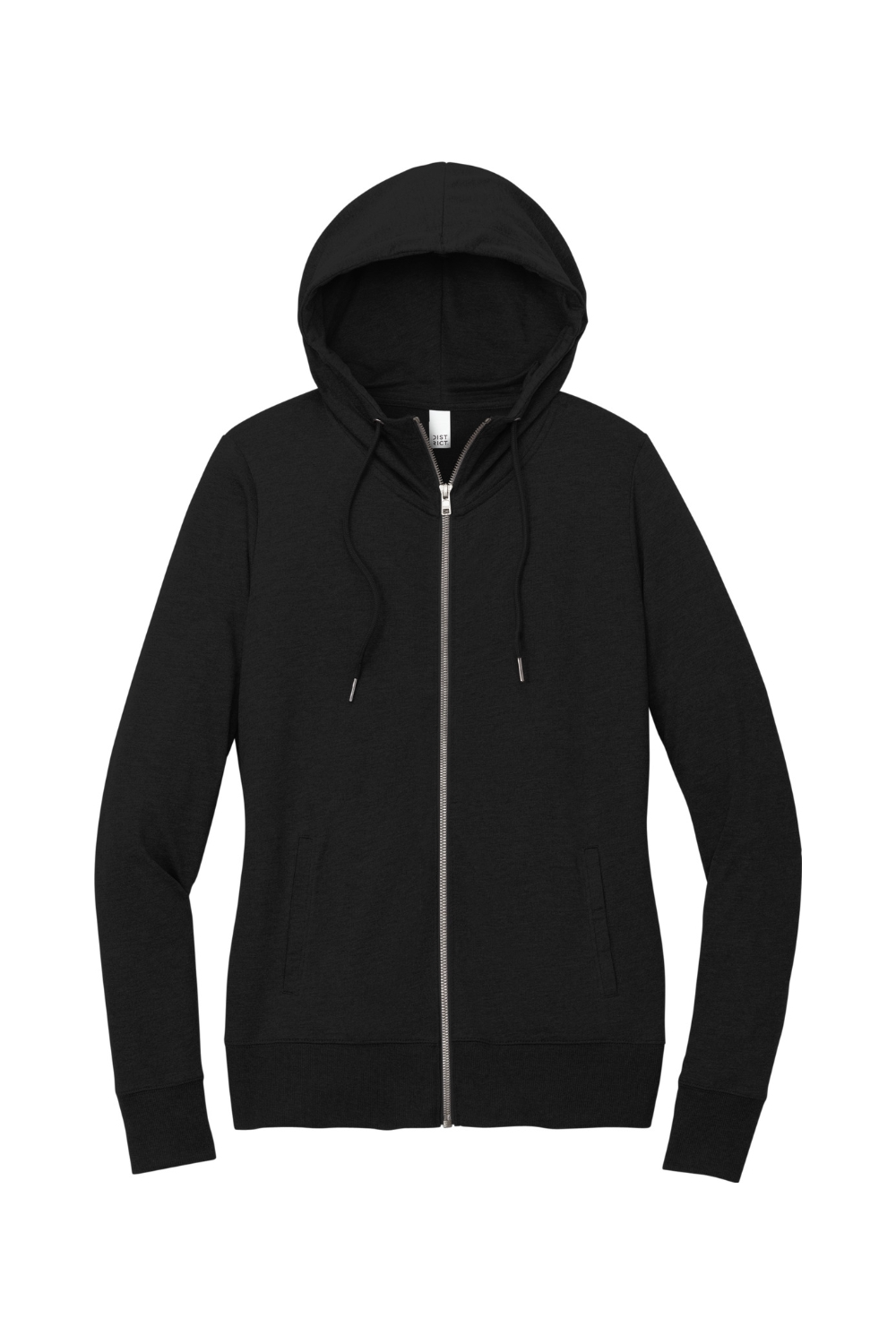 District Women's Featherweight French Terry Full-Zip Hoodie - DT673 – ClothingWa