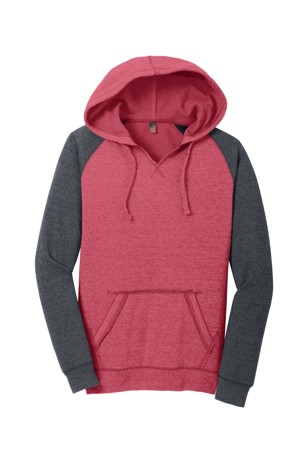 District Women's Lightweight Fleece Raglan Hoodie - DT296