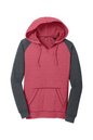 District Women's Lightweight Fleece Raglan Hoodie - DT296