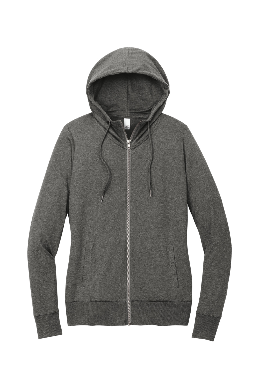 District Women's Featherweight French Terry Full-Zip Hoodie - DT673