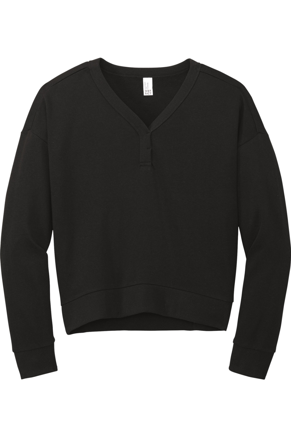 District Women's Perfect Tri Fleece V-Neck Sweatshirt - DT1312