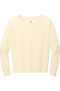 District Women's Featherweight French Terry Long Sleeve Crewneck - DT672