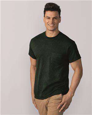 Brand: Gildan | Style: 8300 | Product: DryBlend 50/50 T-Shirt with a Pocket