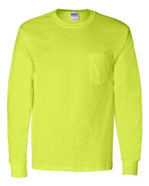 Gildan Men's Pocket Long Sleeve T-Shirt - 2410