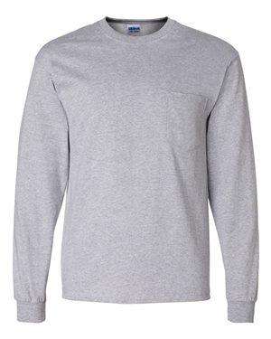 Gildan Men's Pocket Long Sleeve T-Shirt - 2410