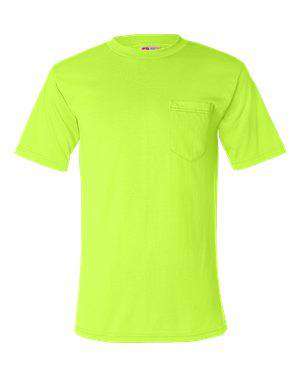 Bayside Men's USA-Made Crew Neck Pocket T-Shirt - 1725