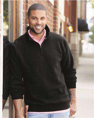 Brand: J. America | Style: 8634 | Product: Heavyweight Quarter-Zip Fleece Sweatshirt