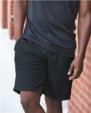 Brand: Badger | Style: 7219 | Product: Pro Mesh 9" Inseam Pocketed Shorts