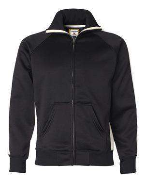 J America Men's Pouch Raglan Track Jacket - 8858