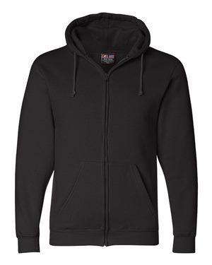 Bayside Men's USA-Made Full-Zip Hoodie Sweatshirt - 900