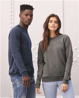 Brand: Bella + Canvas | Style: 3901 | Product: Unisex Sponge Fleece Crewneck Sweatshirt