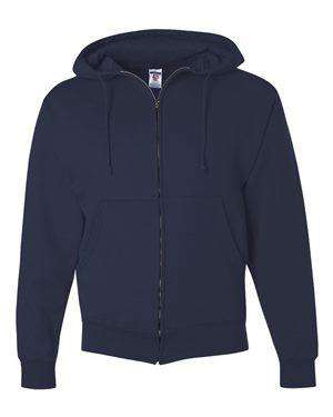 Jerzees Men's Super Sweats Full-Zip Hoodie Sweatshirt - 4999MR