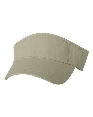 Valucap Pre-Curved Washed Twill Visor - VC500
