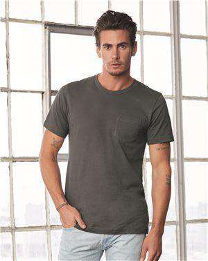 Brand: Bella + Canvas | Style: 3021 | Product: Jersey Pocket Tee