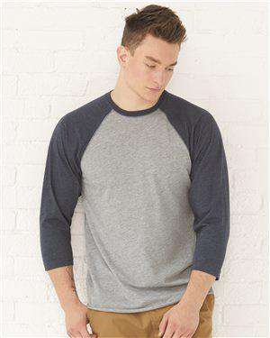 Brand: LAT | Style: 6930 | Product: Adult Baseball Fine Jersey Tee