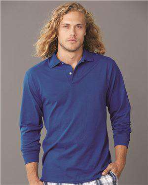 Brand: JERZEES | Style: 437MLR | Product: SpotShield™ 50/50 Long Sleeve Sport Shirt