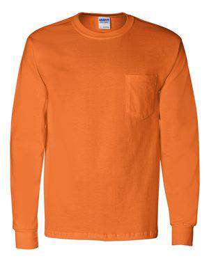 Gildan Men's Pocket Long Sleeve T-Shirt - 2410