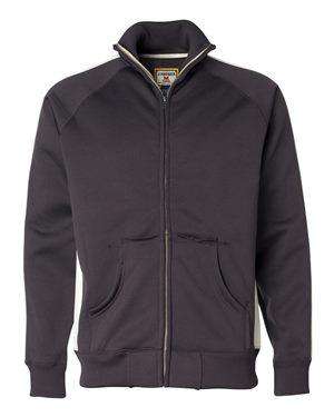 J America Men's Pouch Raglan Track Jacket - 8858