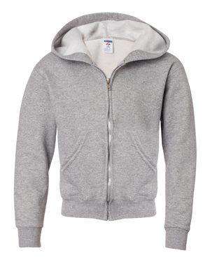 Jerzees Youth Full-Zip Hoodie Sweatshirt - 993BR