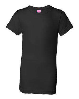 LAT Girl's Fine Jersey Crew Neck T-Shirt - 2616