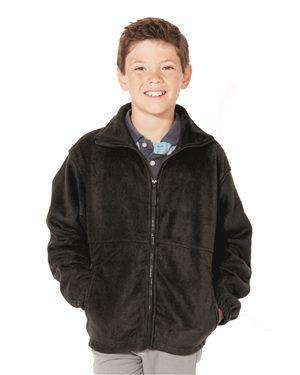 Brand: Sierra Pacific | Style: 4061 | Product: Youth Full-Zip Fleece Jacket