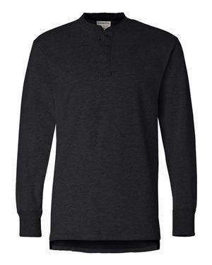 J America Men's Jersey Vintage Henley Shirt - 8244