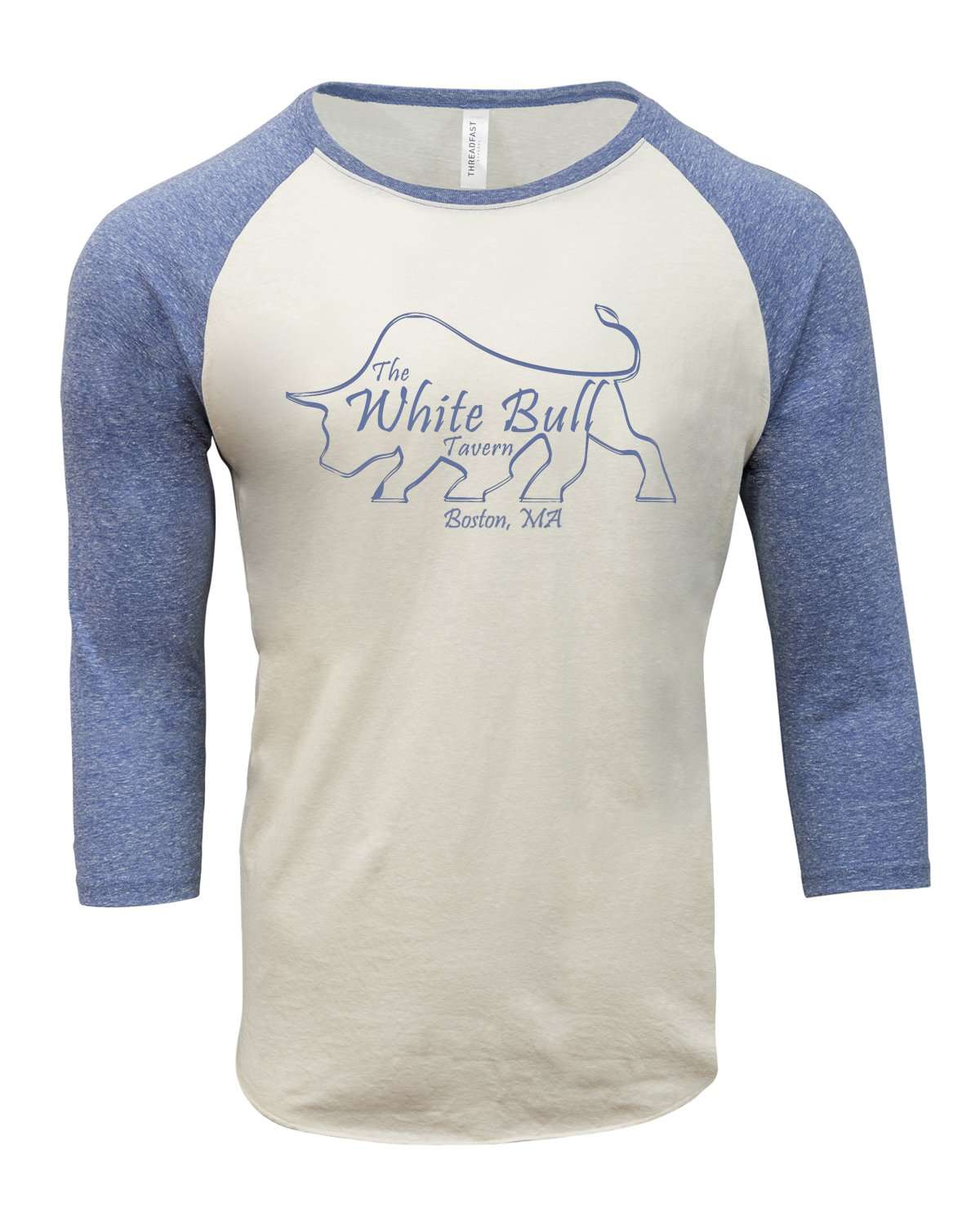 White Bull 3/4 Sleeve Team Raglan Tee Shirt