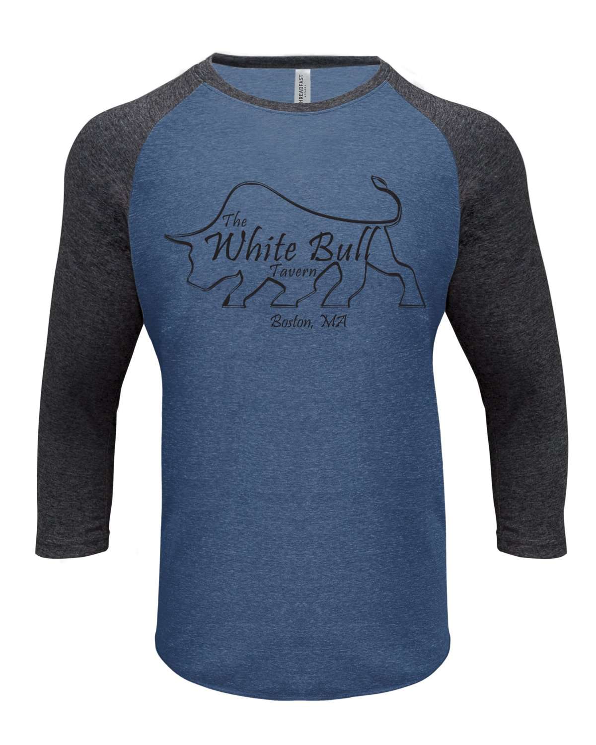 White Bull 3/4 Sleeve Team Raglan Tee Shirt
