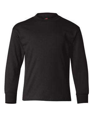 Hanes Youth Tagless® Long Sleeve T-Shirt - 5546