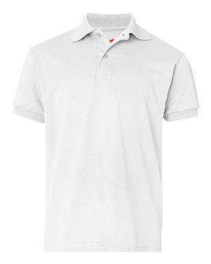 Hanes Youth EcoSmart® Jersey Polo Shirt - 054Y