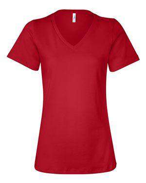 Bella + Canvas Women's Relaxed Jersey V-Neck T-Shirt - 6405