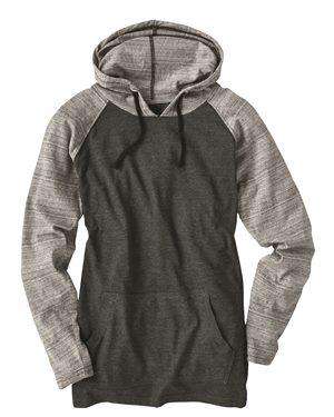 Brand: Burnside | Style: 8127 | Product: Yarn-Dyed Raglan Hooded Pullover
