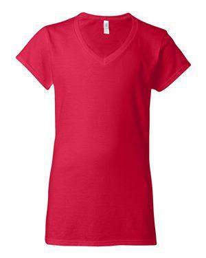 Gildan Women's Softstyle® V-Neck T-Shirt - 64V00L