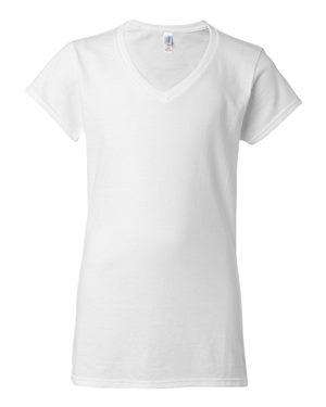 Gildan Women's Softstyle® V-Neck T-Shirt - 64V00L