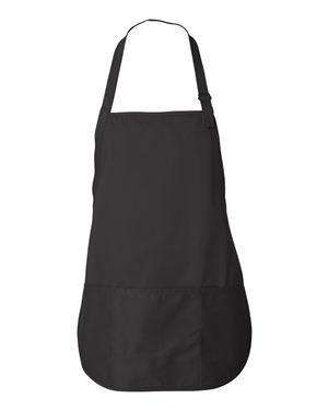 Liberty Bags Sara Three-Pocket Twill Bib Apron - 5507