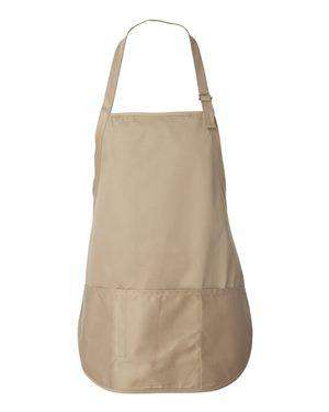 Liberty Bags Sara Three-Pocket Twill Bib Apron - 5507