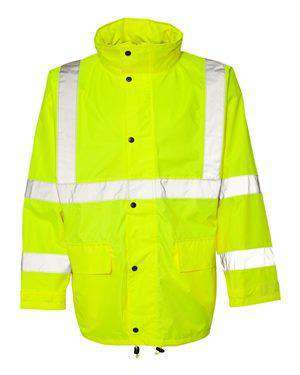 ML Kishigo Men's Hi-Visibility Full Safety Rain Suit - 111