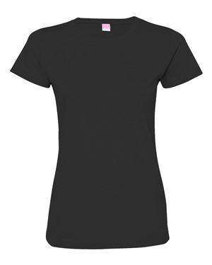 LAT Women's Fine Jersey Crew Neck T-Shirt - 3516