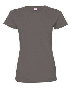 LAT Women's Fine Jersey Crew Neck T-Shirt - 3516