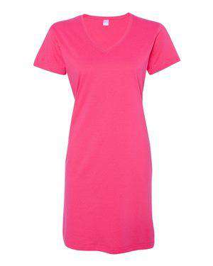 LAT Women's Side Seam V-Neck Cover-Up - 3522