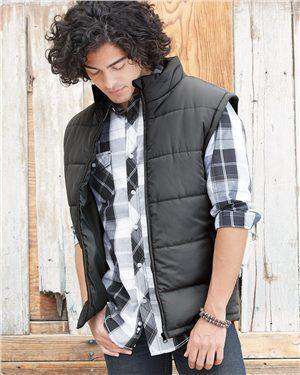 Brand: Burnside | Style: 8700 | Product: Puffer Vest
